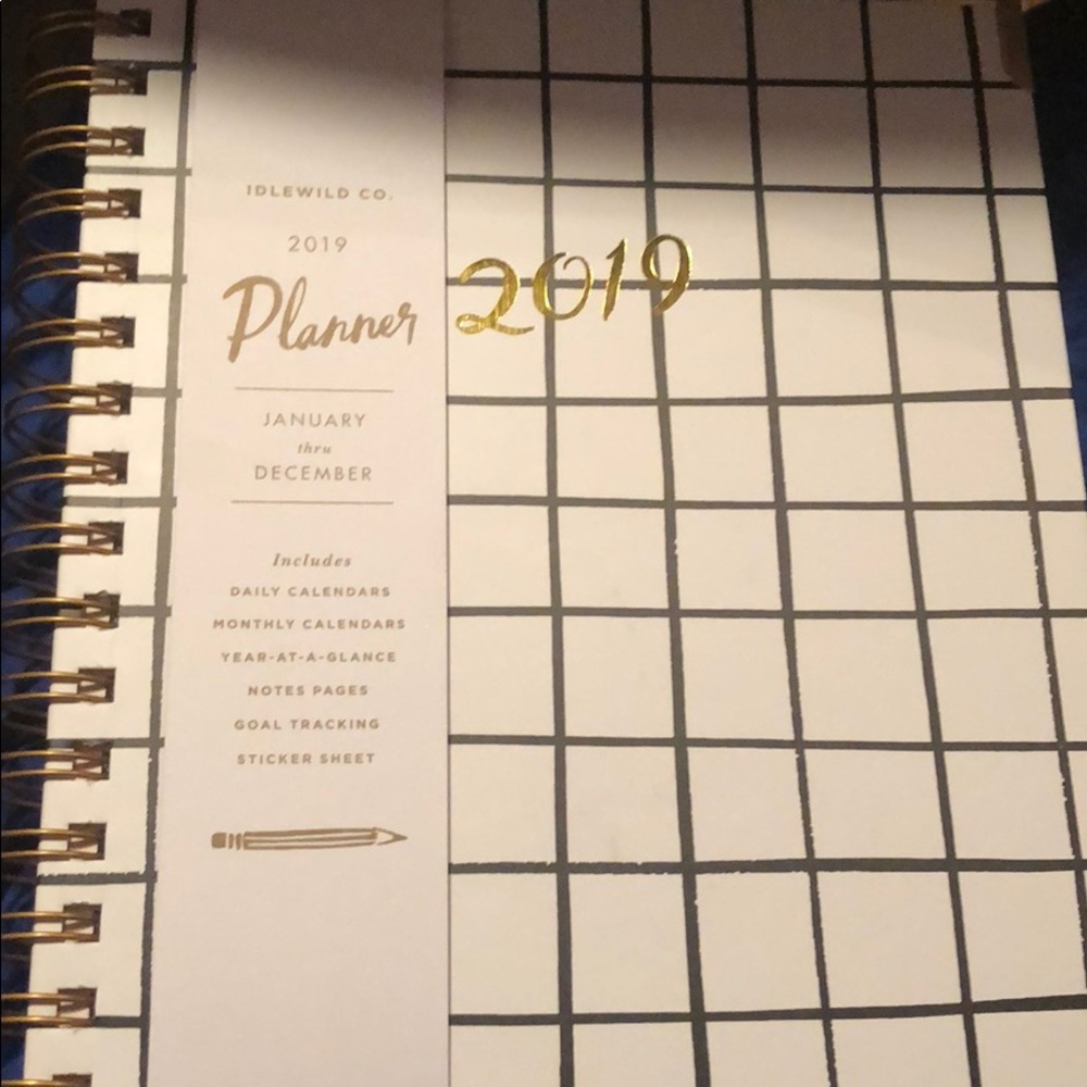 Idlewild co 2019 Planner January thru December NWT